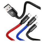 Baseus 3in1 USB For Micro USB /Lightning/USB-C